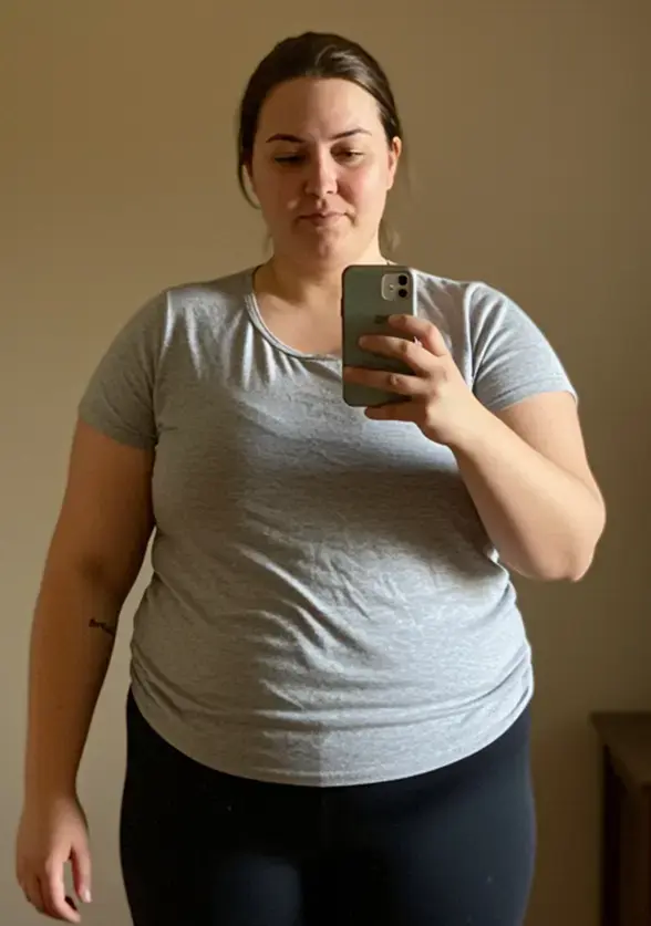Weight loss before result